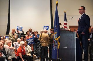 Gov. Josh Shapiro Rallies Centre County Democrats Ahead of 2026 Midterms